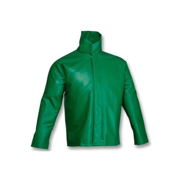 Tingley Tingley J41008 SafetyFlex Storm Fly Front High Collar Jacket, Green, 4XL J41008.4X - main